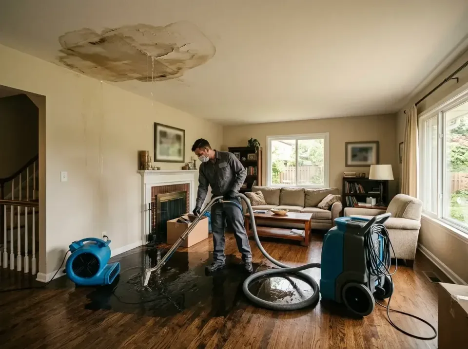 attic-pipe-burst-ceiling-drip-008 — frequently asked questions, Water Damage Restoration & Carpet Care in Lebanon, TN